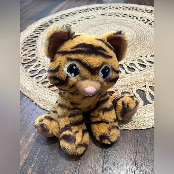 BUILD-A-BEAR WORKSHOP BABW 12" Orange/Black Plush Stuffed TIGER CUB Retired Rare - Picture 2 of 9